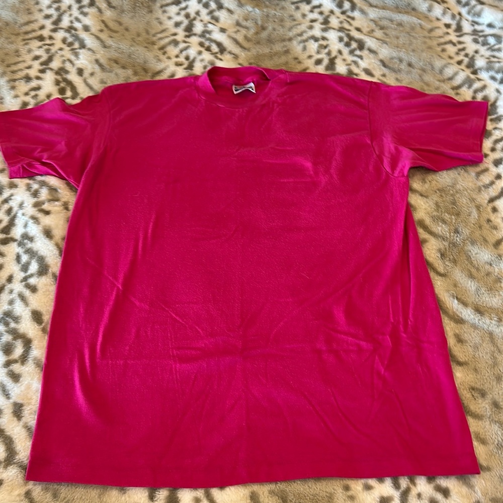 Ladies Hot Pink XL Hanes T-shirt